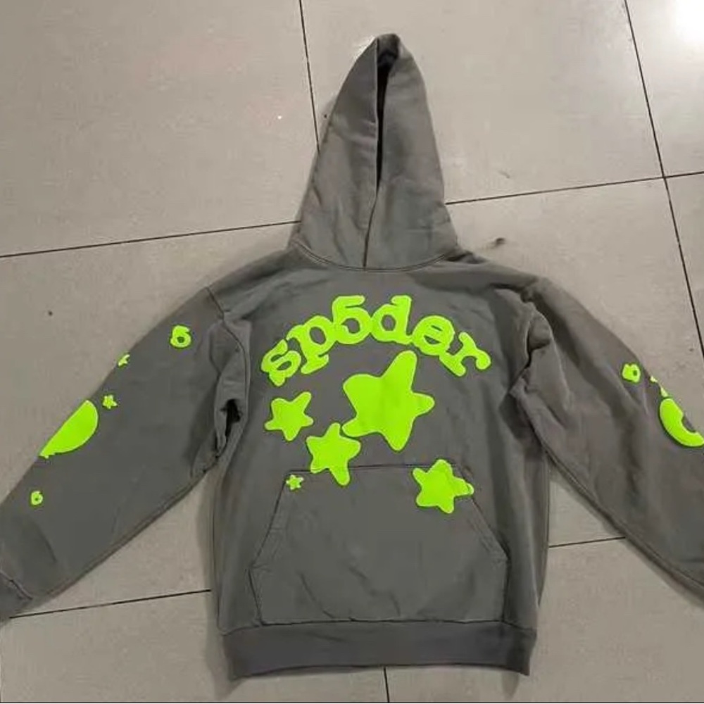 Grey Spider Worldwide Hoodie